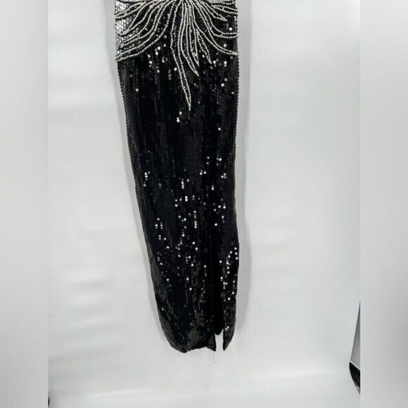 Vintage Alyce Designs black sequin dress size 10 - Picture 3 of 11